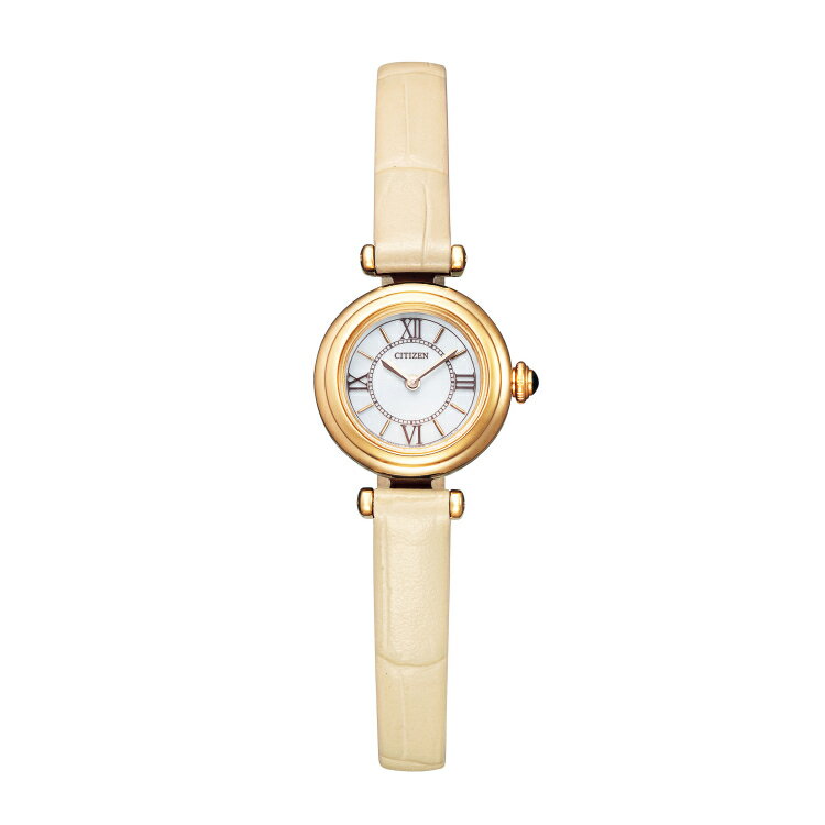 シチズン CITIZEN 腕時計 EG7082-07A キー Kii レディース ソーラー アナログ 革バンド (国内正規品)
