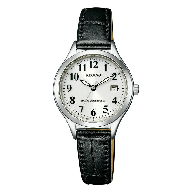 （専用ペア箱入り） シチズン CITIZEN 腕時計 レグノ REGUNO KS3-115-50 メンズ・KS1-210-20 レディース ソーラー電波 ペア 革バンド アナログ ソーラー電波 メーカー保証1年間 （国内正規品）