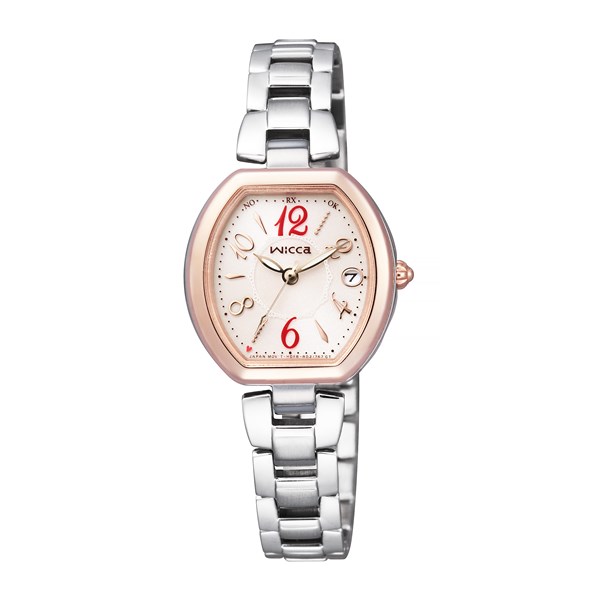 CITIZEN シチズン KL0-731-91 Wicca ウィッカ マスコミモデル KL073191 ソーラーテック電波時計 ハッピーダイアリー (国内正規品)