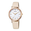 シチズン CITIZEN 腕時計 KP5-166-10 ウィッカ wicca レディース 牛革バンド ソーラー アナログ(国内正規品)