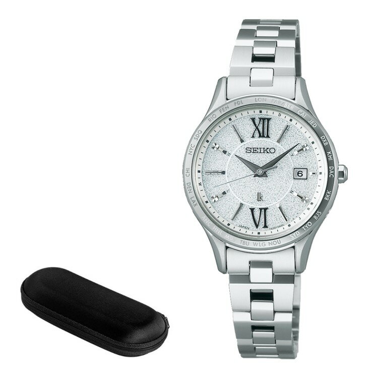 （時計ケース付）セイコー SEIKO 腕時計 SSVV081 ルキア LUKIA レディース Standard Collection ソーラー電波 ステンレスバンド アナログ メーカー保証1年（国内正規品）