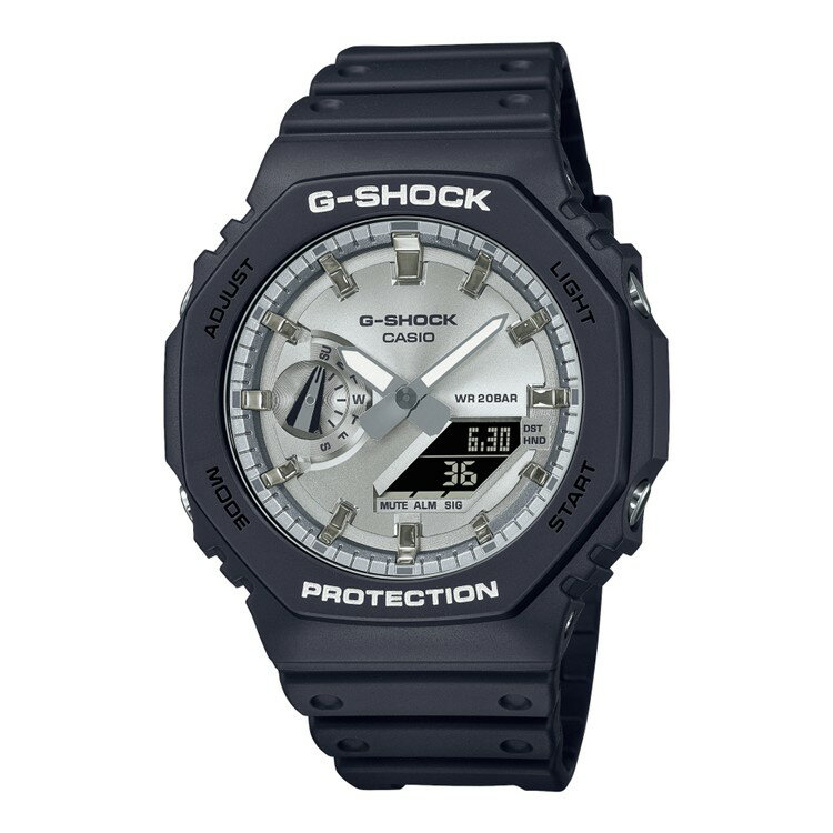  CASIO ӻ GA-2100SB-1AJF Gå G-SHOCK  GARISH SILVER  Х ʥǥ ᡼ݾ1ǯʹʡ