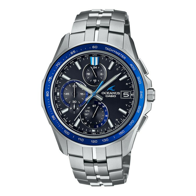 オシアナス 腕時計（メンズ） カシオ CASIO 腕時計 OCW-S7000-1AJF オシアナス マンタ OCEANUS Manta メンズ 限定モデル 電波ソーラー チタンバンド 多針アナログ Bluetooth搭載 メーカー保証3年（国内正規品）