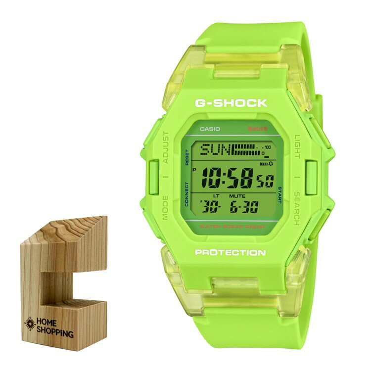 楽天ホームショッピング（木製時計スタンド付）カシオ CASIO 腕時計 GD-B500S-3JF Gショック G-SHOCK メンズ Bluetooth搭載 クオーツ 樹脂バンド デジタル メーカー保証1年（国内正規品）（4月新商品）