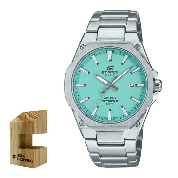 カシオ エディフィス 腕時計（メンズ） （木製時計スタンド付）カシオ CASIO 腕時計 EFR-S108DJ-2BJF エディフィス EDIFICE メンズ 八角形 クオーツ ステンレスバンド アナログ メーカー保証1年（国内正規品）
