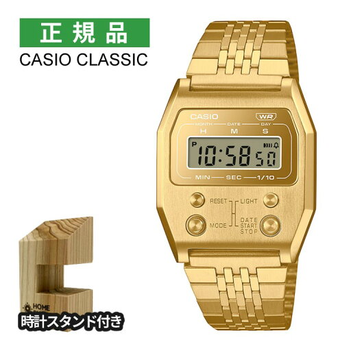 (木製時計スタンド付)カシオクラシック CASIO CLASSIC 腕時計 A1100GV-9JF PREMIUMシリーズ イエローゴールド メンズ レディース ユニセックス クオーツ ステンレスバンド デジタル メーカー保証1年 国内正規品 (木製時計スタンド付)カシオクラシック CASIO CLASSIC 腕時計 A1100GV-9JF PREMIUMシリーズ イエローゴールド メンズ レディース ユニセックス クオーツ ステンレスバンド デジタル メーカー保証1年 国内正規品