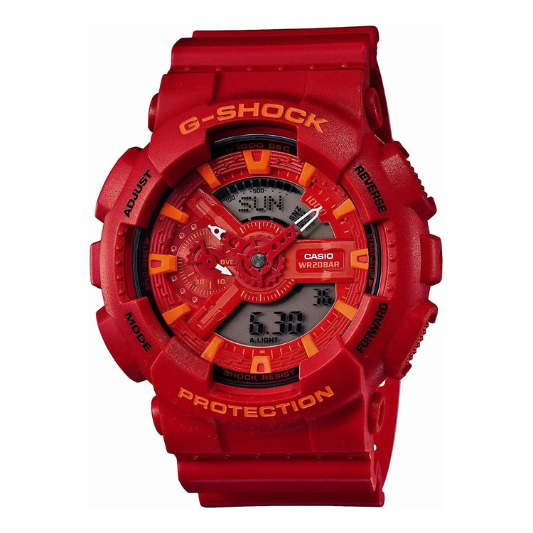  CASIO ӻ Gå G-SHOCK  GA-110AC-4AJF(GA110AC4AJF) Blue and Re...