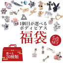【選べるピアス福袋】 2025年 ボディピアス 詰め合わせ 金属アレルギー対応 16G 軟骨ピアス 5点セット お得セット ストレートバーベル ヘリックス トラ...