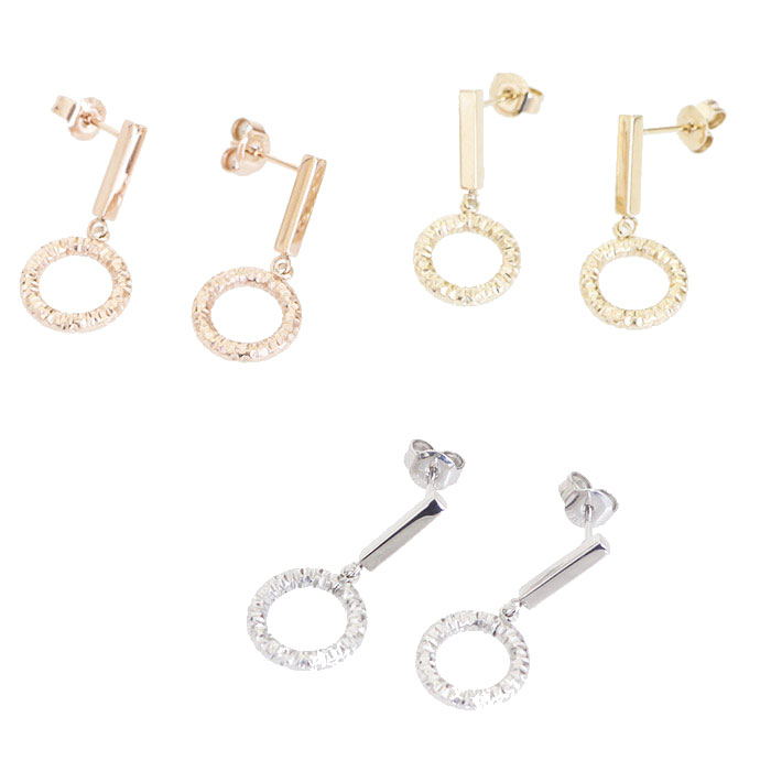 ピアス サージカルステンレス スティック＆デザインフープ ピアス 1ペア レディース 金属アレルギー対応 両耳用