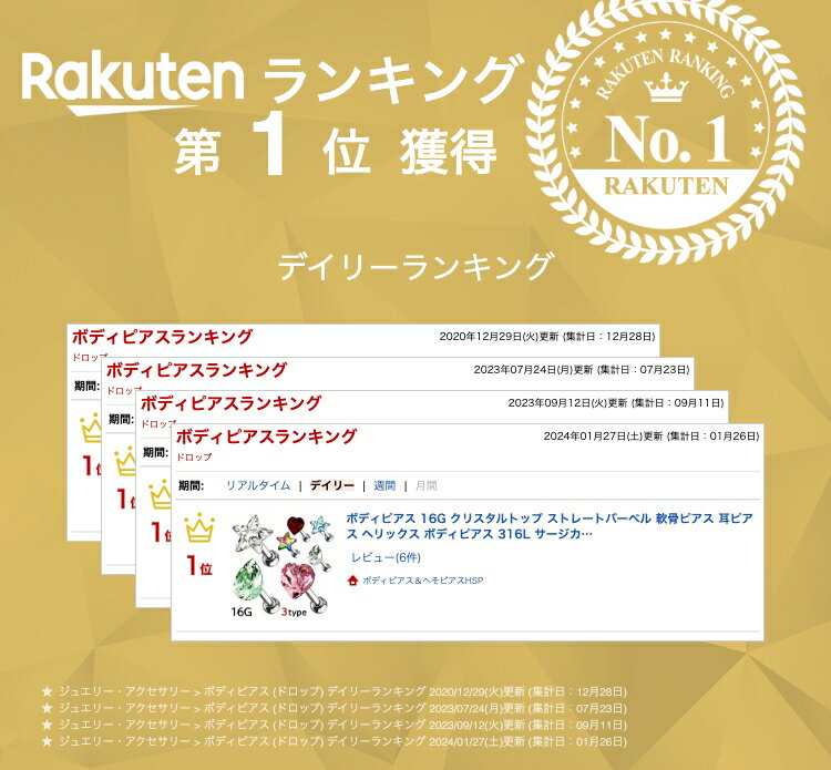 ボディピアス 16G クリスタルトップ ストレートバーベル 軟骨ピアス 耳ピアス ヘリックス ボディピアス 316L サージカルステンレス ボディピアス ラブレット リップ ボディピアス 金属アレルギー ボディピアス nnktp ポイント消化 消費