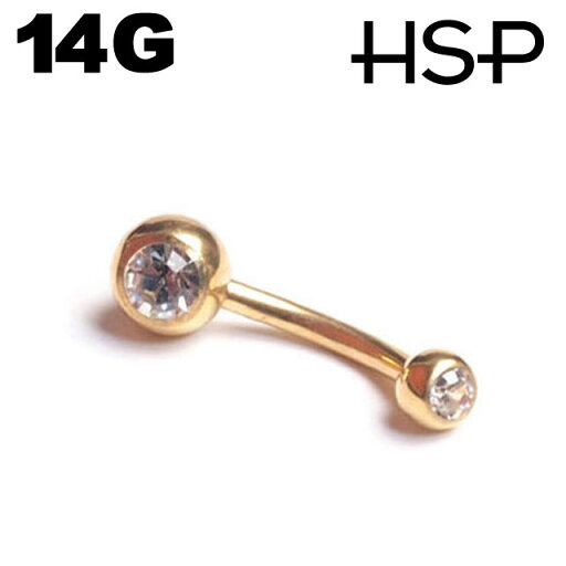 へそピアス 14G ゴールド ダブルジュエル バナナバーベル ボディピアス ヘソピアス へそピ ヘソピ ボディーピアス ボディピ サージカルステンレス アレルギー 02P07Feb16 ポイント消化 消費 へそピアス 14G ゴールド ダブルジュエル バナナバーベル ボディピアス ヘソピアス へそピ ヘソピ ボディーピアス ボディピ サージカルステンレス アレルギー 02P07Feb16 ポイント消化 消費