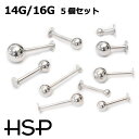 【ボディピアス福袋】2025年 5個セット 14G 16G トラガス ラブレットスタッド 軟骨ピアス 耳ピアス ヘリックス ボディピアス 316L サージカル ...