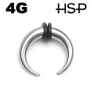 【スーパーSALE 半額】ボディピアス 4G 5mm バッファロー ヘリックス 耳ピアス ボディピアス 316L サージカル ステンレス ボディピアス ピアッシング メンズ レディース ボディピアス 金属アレルギー ボディピアス ポイント消化 消費