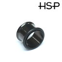 ボディピアス 14mm ブラック シングルフレア イヤレット ヘリックス 耳ピアス ボディピアス 316L サージカル ステンレス ボディピアス ピアッシング ...