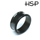 ボディピアス 25mm ブラック シングルフレア イヤレット ヘリックス 耳ピアス ボディピアス 316L サージカル ステンレス ボディピアス ピアッシング ...