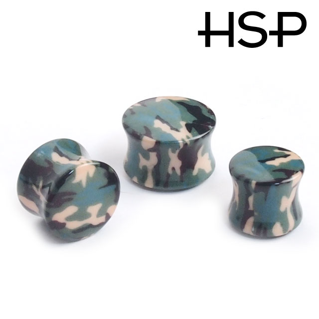 ボディピアス 12mm 14mm 16mm カモフラ プラグ ヘリックス 耳ピアス ボディピアス アクリル 金属アレルギー ボディピアス ピアッシング メンズ レディース ボディピアス 金アレ 対応 ボディピアス ポイント消化 消費