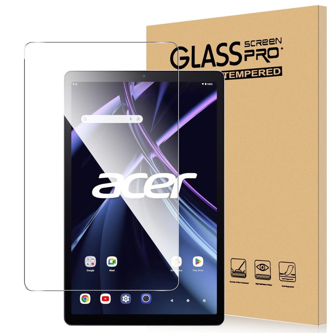 For Acer Iconia Tab A11 フィルム 11インチ タブレット A11-11-A921 強化ガラス 高感度タッチ 高透過..