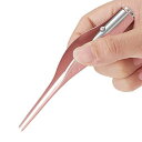 DFsucces LEDライト付き耳かき ピンセット 耳掃除 子供用 極細先端 ステンレス製 ピンセットタイプ ミミ光棒 はっきり見える(ローズゴールド) 1個 (x 1)