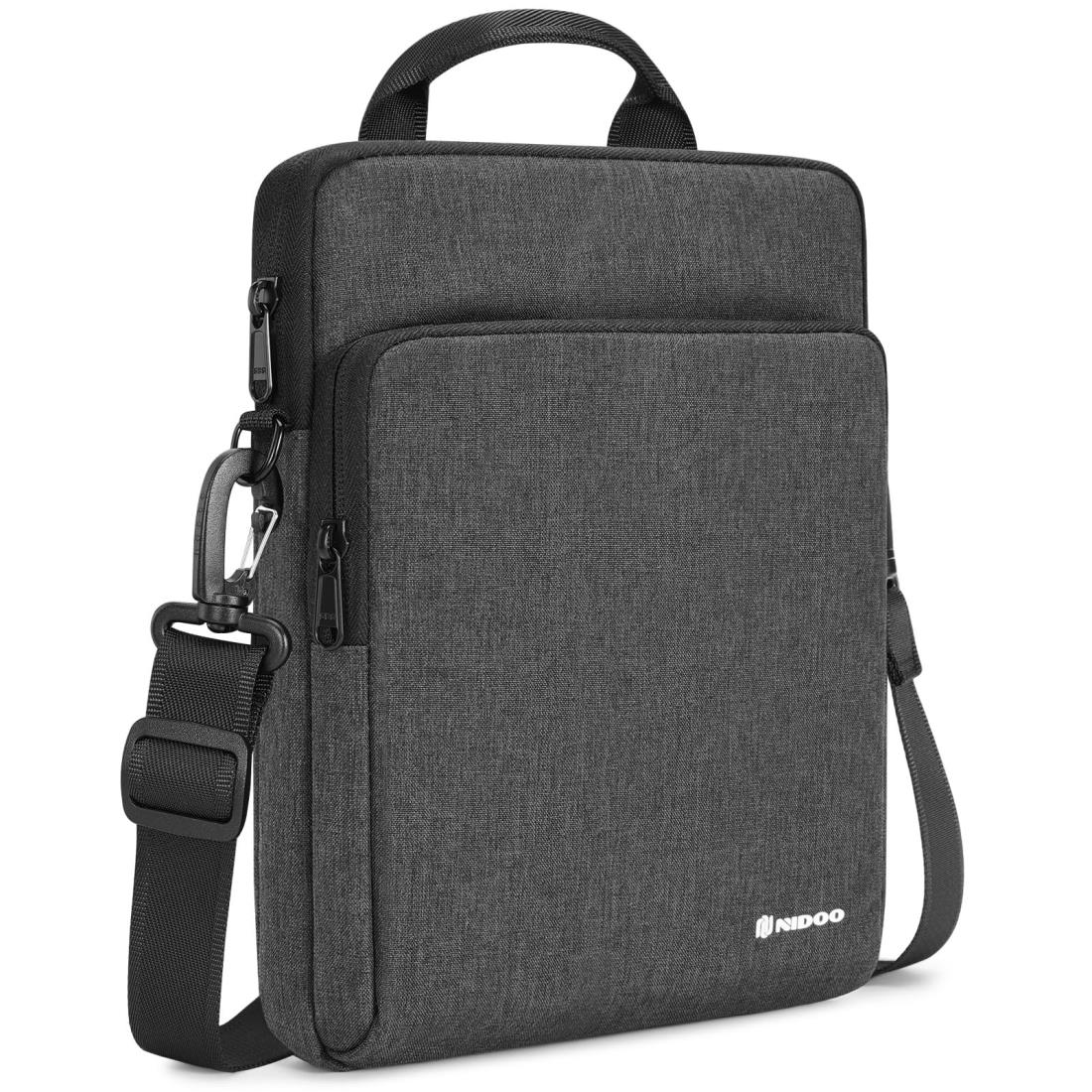 NIDOO 10インチタブレットス リーブバッグ、11インチ iPad Pro M4、11インチ iPad Air M2、10.9インチiPad Air、10.5インチSurface Go 3、Tab M10 Plus Gen 3、MatePad用、10.9インチiPad、10〜11インチ保護バッグハンドバッグ、ダークグレーの商品画像