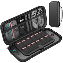 HEYSTOP Switch 2対応 Switch 2 収納ケース 収納バッグ 耐衝撃 EVA素材 柔らかい裏地 ストレージカバー マジックテープ ダブルファスナーデザインゲームカード12枚 防水 耐衝撃 持ち運び便利 ソフト/ケーブル/イヤホンなど小物収納可能