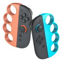 Switch2 Fit Box/Fit Box 2対応 コントロー ラー グリップ スイッチ switch 2対応 ボクシング ゲーム ジョイコン2対応 フィットボクシング対応 人間工学設計 大人と子供向け 2個セット (ライトレッドッド&ライトブルー)