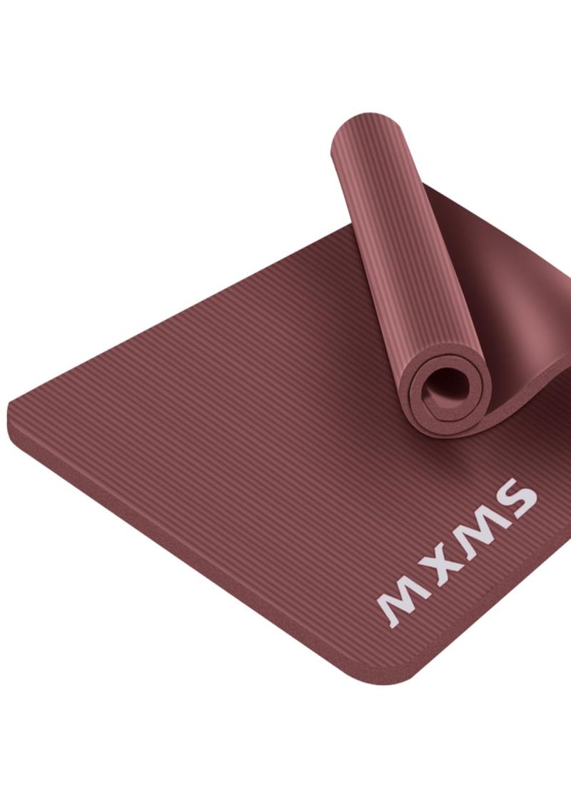 YUREN メンズ用 トレーニングマット 幅広 90*190cm 極厚 15mm 特大 ヨガマット 高密度 ニトリルゴム 筋トレマット ピラティス エクササイズ マット 滑り止め 初心者 収納バッグ付き