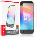 【Nintendo Switch™ 2 モデル対応】AVETUL Switch 2 用 ガラスフィルム 2枚入り 保護フィルム 日本硝子素材 強化ガ...