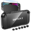 Switch 2 カバー HEYSTOP Switch 2 スイッチ 2 対応 分体式設計 着脱簡単 ドック対応 全面保護 PC材質 薄型 軽量 透明 超耐衝撃...