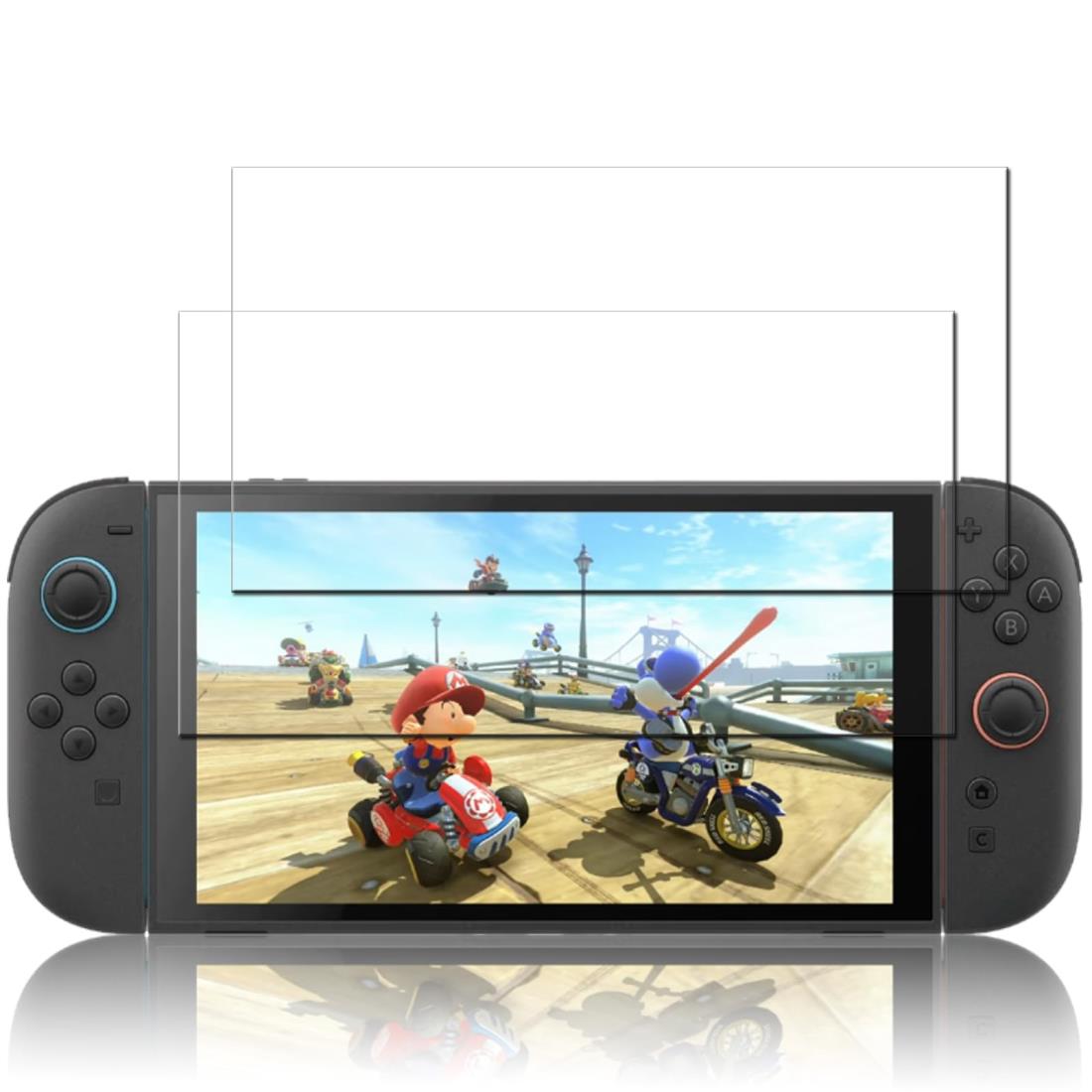 Switch 2 フィルム Switch 2 ガラスフィルム 硬度9H 耐衝撃 スクラッチ防止 自動吸着 気泡ゼロ 指紋防止 露出オーバー防止 スイッチ 2 保...