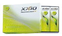 DUNLOP ダンロップゴルフボール XXIO REBOUND DRIVE2 2023年モデル 1ダース(12個入り) ライムイエ ロー