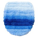 オカ(OKA) トイレマット フレッシュデオ 約60×60cm ブルー 消臭