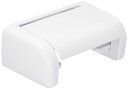 カクダイ トイレ補修 ワンタッチペーパーホルダー ビス付 トイレアクセサリー ホワイト 2045W-E×