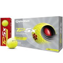 テーラーメイド(TAYLOR MADE) TP5x(ティーピーファイブエックス) ゴルフボール 5ピース 2021年モデル N0803101 イエ ロー