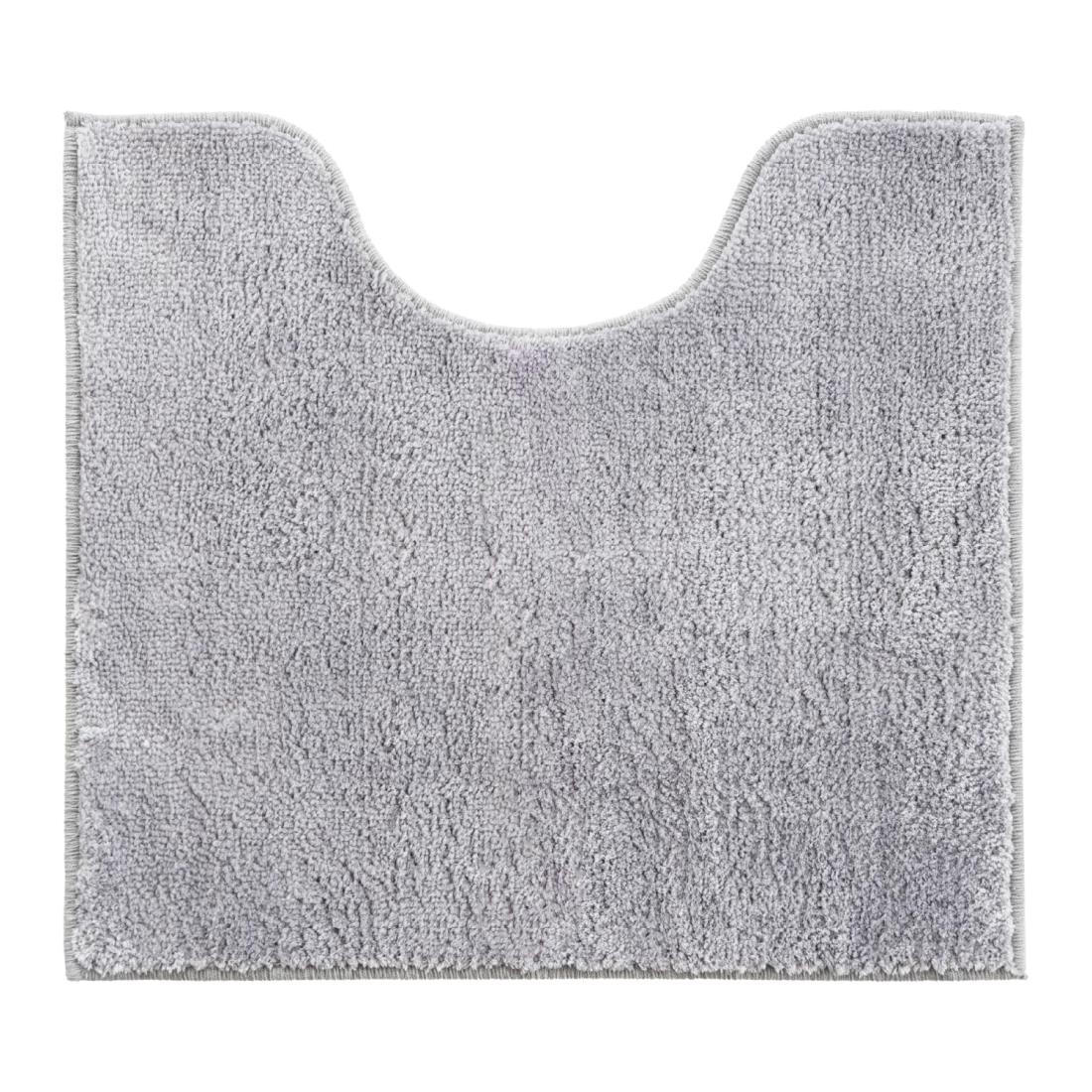 オカ(OKA) コクーン トイレマット レギュラーサイズ 約55cm×60cm グレー (シンプル モダン 無地 洗える 滑り止め レギュラー)