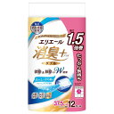 エリエール トイレットペーパー 消臭プラス(+) 1.5倍巻き 37.5m×12ロール ダブル パルプ100% 芯からしっかり香るフレッシュクリアの香り