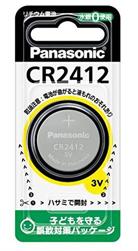 パナソニック コイン型リチウム電池 CR-2412P パナソニック コイン型リチウム電池 CR-2412P