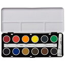 ホルベイン 固形水彩絵具 ケーキカラー C010 透明12色セット 2010