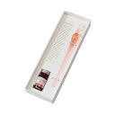 エルバン(Herbin) ガラスペン&インクセット 専用箱入【ハンドクラフト】つむぎ コーラル & ミニインク トロピカルコーラル(10ml)セット【1670年...