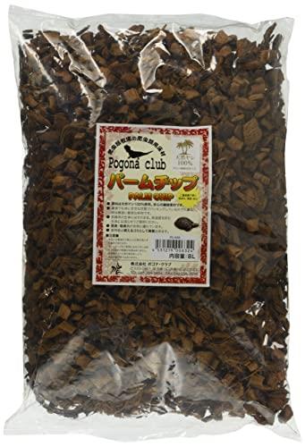 ポゴナクラブ 爬虫類用床材 パームチップ 8リットル