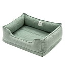 AKAGIICHI 犬 ベッド ペットベッド 猫ベッド ペットソファー 洗える フワフワ 四角型 夏 四季適用 姿勢矯正 防寒 耐噛み素材 滑り止め 取り外し可...