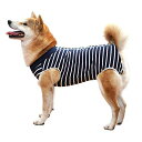 術後服 犬用 服 術後ウェア 保護服 犬介護服 傷口保護 傷舐め防止 皮膚保護 避妊 離乳 不妊手術 ボタンタイプ 雄雌兼用 小型犬 中型犬(XL, ブルー)