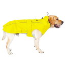 MAMORE 犬 レインコート カッパ ドッグ雨具 防雨犬服 ジャケット ポンチョ 防水 撥水 防風 着脱簡単 中型犬 大型犬 超大型犬 小型犬 通気 軽量 快適 防塵 耐水 梅雨対策 夏秋春 散歩 反射材 (3XL, イエ ロー)(4)