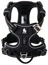 cocomall 2020新型 犬用ハーネス 犬用胴輪 ドッグ ペット用品 ハーネス 3M反射材料 訓練 ナイロン製 小型犬、中型犬、大型犬に向け 通気...