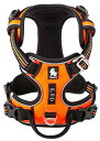 cocomall 2020新型 犬用ハーネス 犬用胴輪 ドッグ ペット用品 ハーネス 3M反射材料 訓練 ナイロン製 小型犬、中型犬、大型犬に向け 通気...