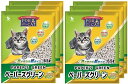 新東北化学工業 猫砂 ペーパーズグリーンひのきの香り 6.5L×6個 (ケース販売)