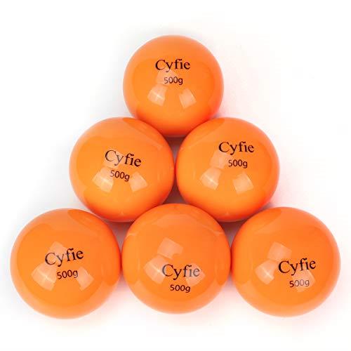 野球 トレーニング Cyfie 野球＆ソフト 練習用 ボール500g砂鉄入り 6球セット