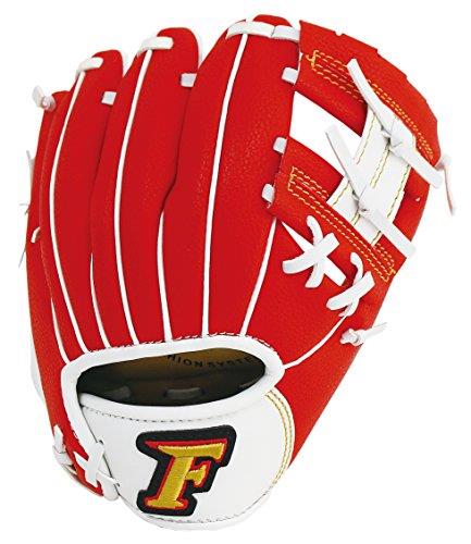 ファルコン 幼児用軟式グラブLH(右投げ) FG-1033 レッド×ホワイト SS