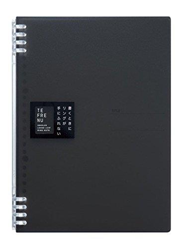 キングジム リングノート テフレーヌ 26穴 B5タテ 黒 9855TTE-BK キングジム リングノート テフレーヌ 26穴 B5タテ 黒 9855TTE-BK