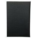 コンサイス ブックカバー 皮革調 No.10 A5 変形 黒 324010