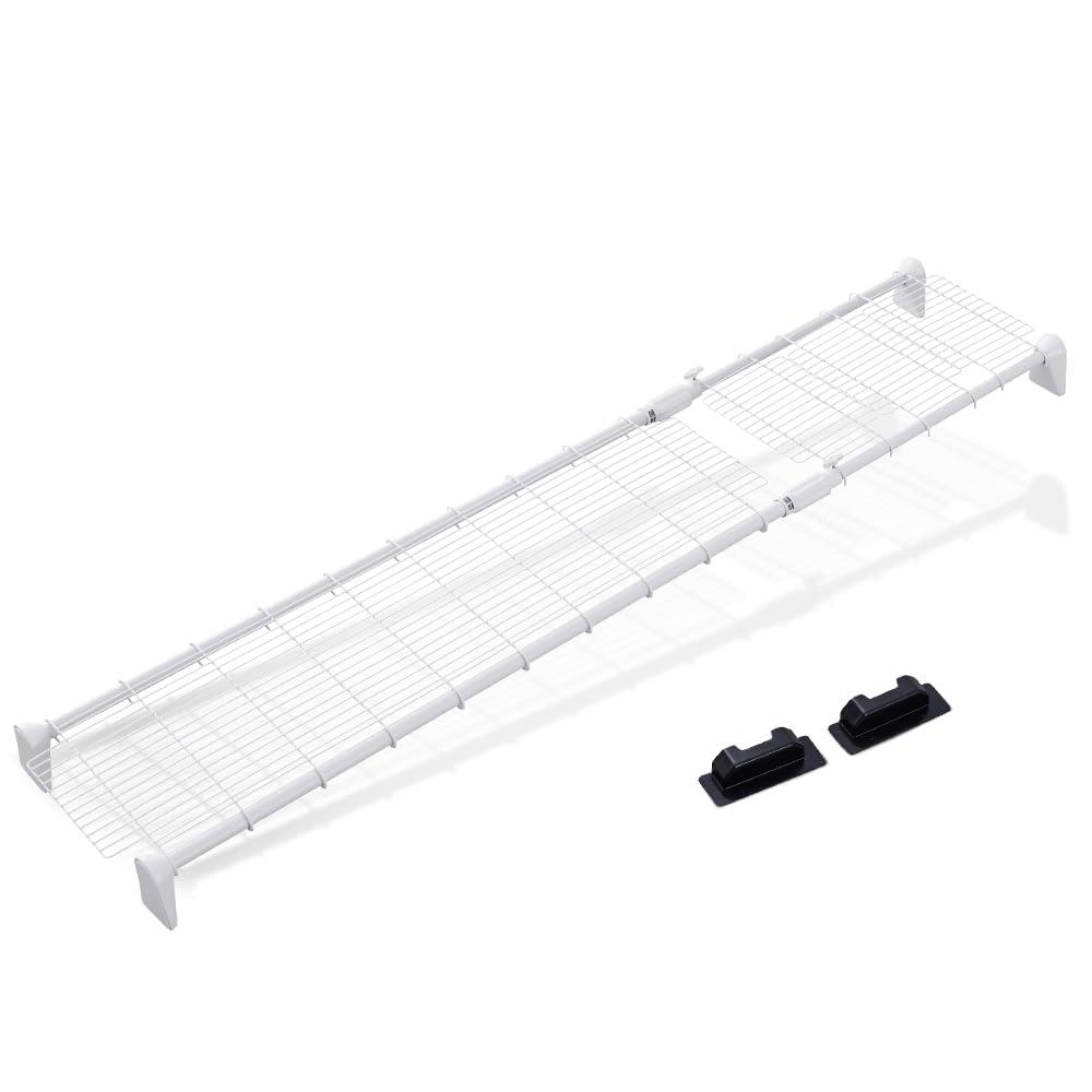 アイリスオーヤマ 超強力伸縮ワイドメッシュ棚 伸縮棚 棚 最大耐荷重35 伸縮幅110-190 伸縮タイプ デッ..